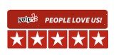 Yelp 5 Star Rating - People Love Us